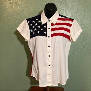 Scully Red White and Blue Shirt